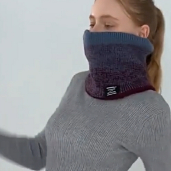 Last2⭐Knitted wool scarf ring - Picture 5 of 8